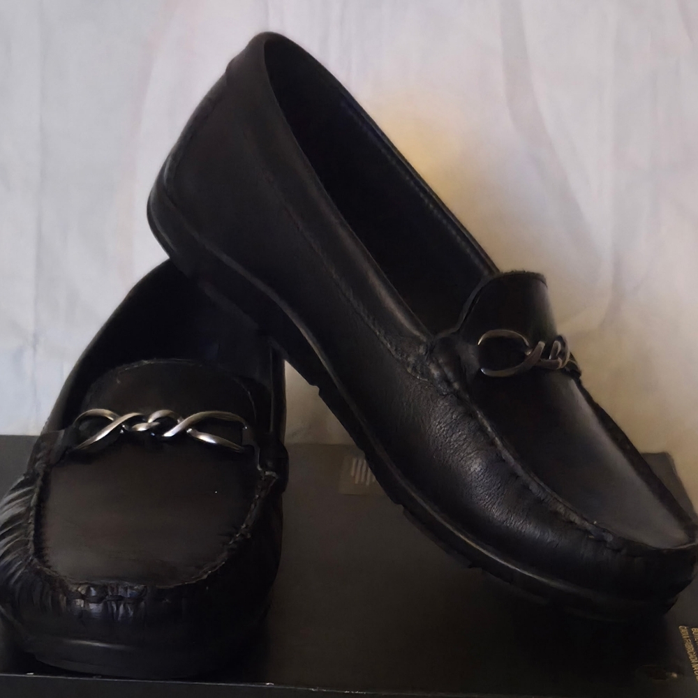 HOTTER Black Loafers Comfort Cruiser Sz6.5